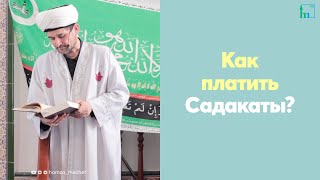 Как платить Садакаты?