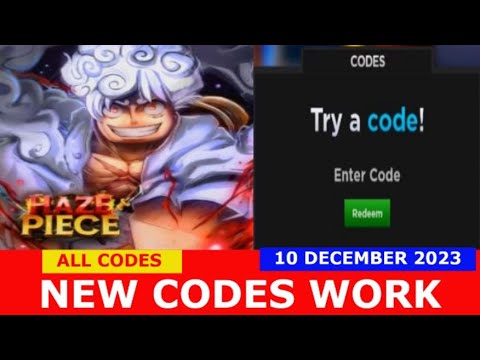 Haze Piece Codes (December 2023) - New Codes Added - GINX TV