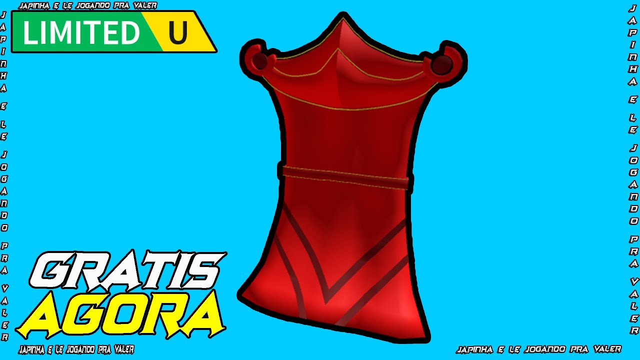 Capa de RedValk Limited UGC Grátis agora no Roblox Evento 2023 FREE LIMITED