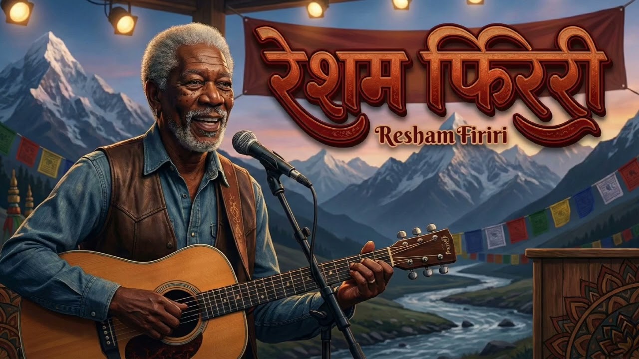 Resham Firiri (रेशम फिरिरी ) Rock Version|| Nepali Ai Cover|| NepTune AI || Cover Song 2082