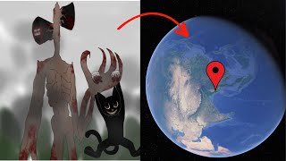 Cartoon Cat VS Siren Head on Google Earth! screenshot 3