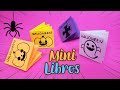 🎃💖Como hacer un MINI LIBRO PARA HALLOWEEN 🎃 HALLOWEEN PAPER CRAFT MINI BOOK