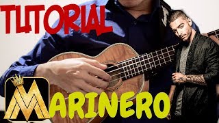 Video thumbnail of "Cómo tocar MARINERO - Maluma (TUTORIAL UKELELE)"