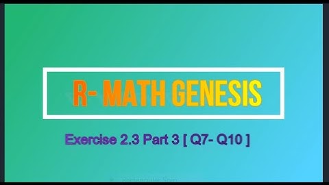 CLASS VIII MATHS Chapter 2 Linear Equations in One Variable Ex 2.3 Part 3  ( Q7-Q10 )