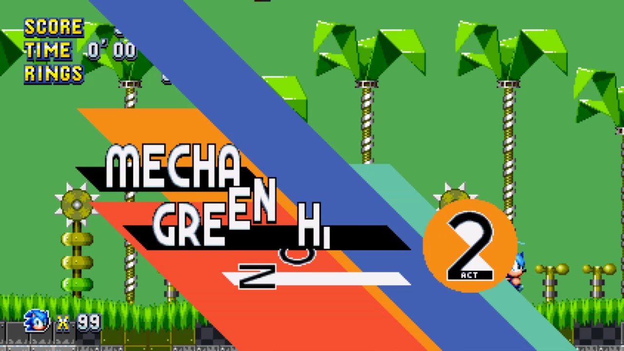 Sonic Mania PC Mecha Green Hill Zone Mod Final Release