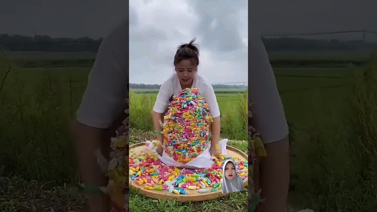 Panen permen sekarung full 😲 