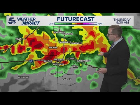 Latest Weather | Rain chances continue through the week - YouTube