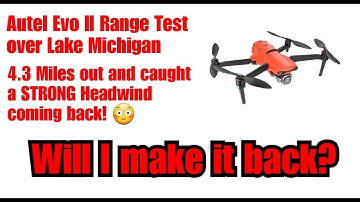 Autel EVO 2 Range test to critical battery How Far Will it Go? (Will it CRASH?!)