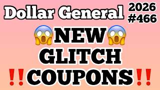 2026#466😱Dollar General Couponing😱NEW GLITCH COUPONS‼️MUST WATCH👀👀