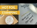 Hot Foil Stamping on Packaging