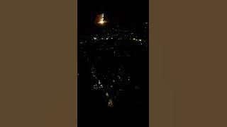 Kota Kupang di malam hari dari atas udara