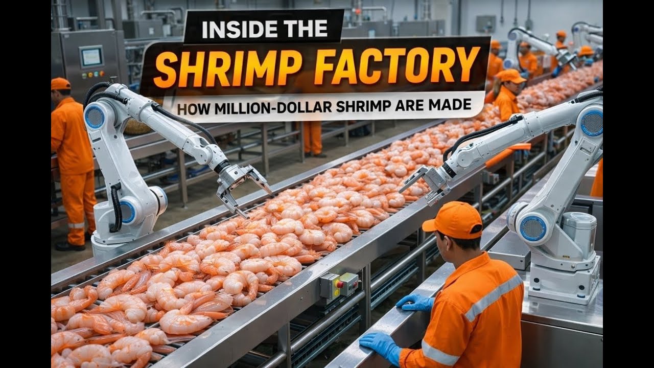 How Shrimp Are Processed in Modern Factories – Peeling, Cleaning & Freezing