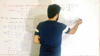 Find eigenvalue and eigenvector of 3×3 matrix | linear Algebra | part 2 |MathwithNoor |