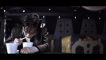 Infernal Affairs (2002) - Eating Take Out Noodles With Chopsticks scene