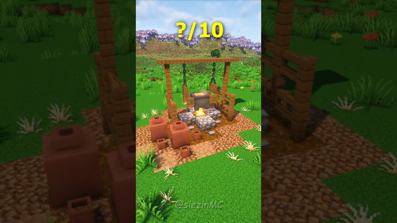 Minecraft Cooking Campfire 🔥