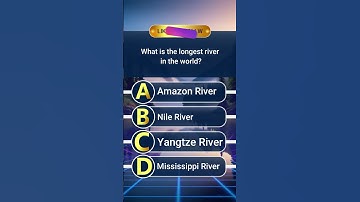 what is the longest river in the world?       #quiz #mindbendingquiz #riddlejourney #riddles