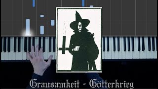 Grausamkeit - Götterkrieg (Piano Tutorial) Resimi