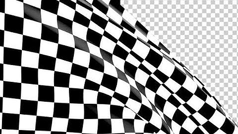 Checkered Race Flag Waving with an Alpha Channel | Motion Graphics - Videohive template