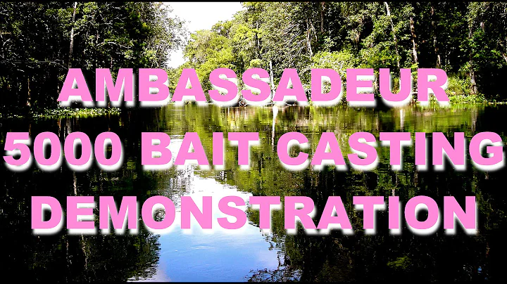 ABU Ambassadeur 5000 Bait Casting Reel Demo in 1956