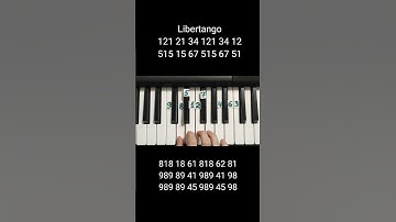 Thumbnail of Libertango Piazzolla on piano 🎹 tutorial