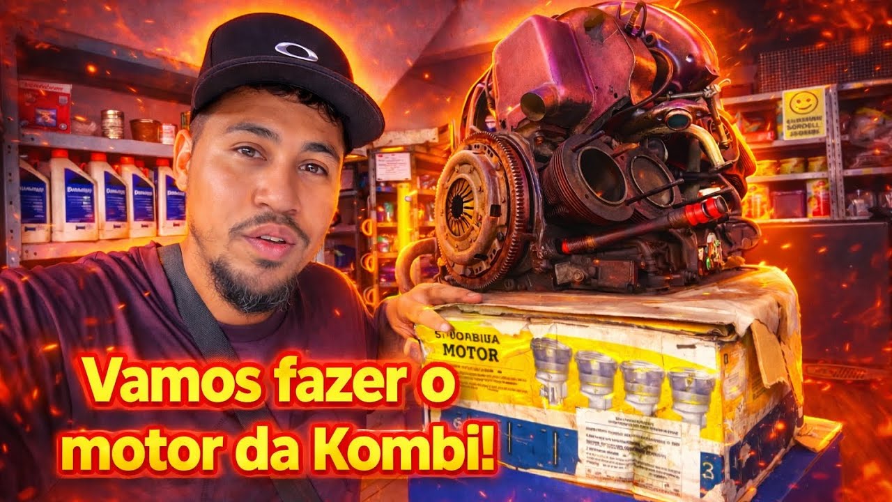 Perrengue, Vamos fazer o motor da Kombi, motorhome