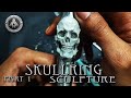 cara mengukir tengkorak menggunakan clay | oil based clay skull rings | polvo x craft