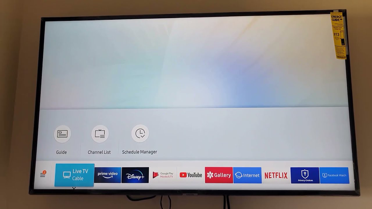 Hvordan endrer jeg LED -lyset på Samsung -TV -en min?
