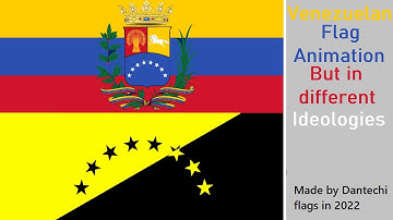 Venezuelan flag animation but in different ideologies (Requested)