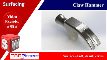 SolidWorks surfacing / Claw Hammer