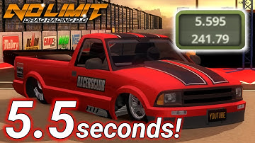 5,5 seconden Chevrolet S10 Tune! Versie 1.8.4 - No Limit Drag Racing 2.0