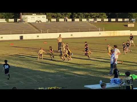 Malachi (#9) — 1st & 2nd Grade Football — Southland Academy — 10/26/2021