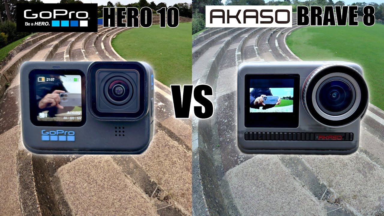 AKASO Brave 8 vs Go Pro Hero 10 - Flagship Action Camera