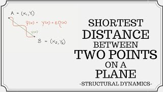 Shortest Distance Path Between Two Points On A Plane