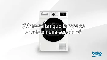 ¿Qué ropa no se puede meter en la secadora?