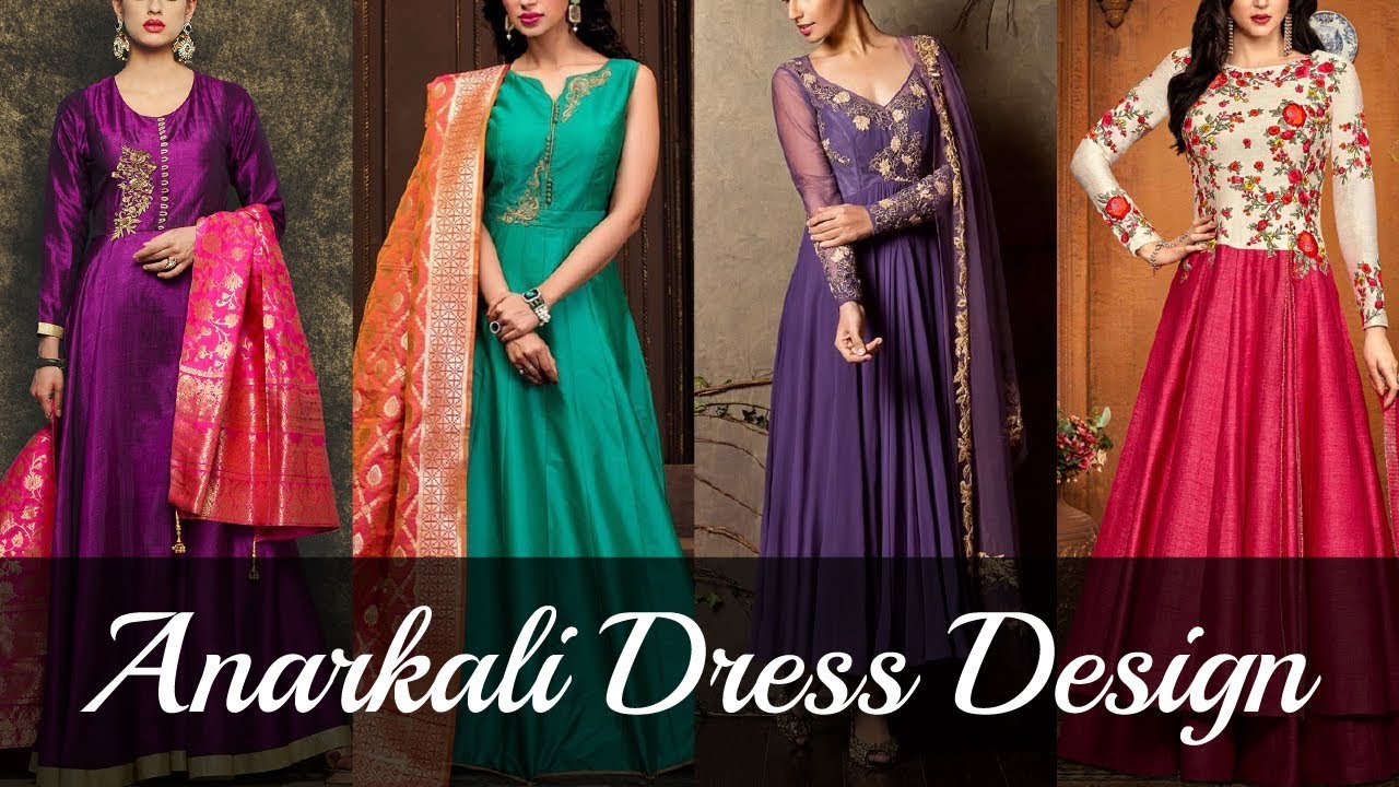 Anarkali Dress Designs Images For Wedding And Function 2018