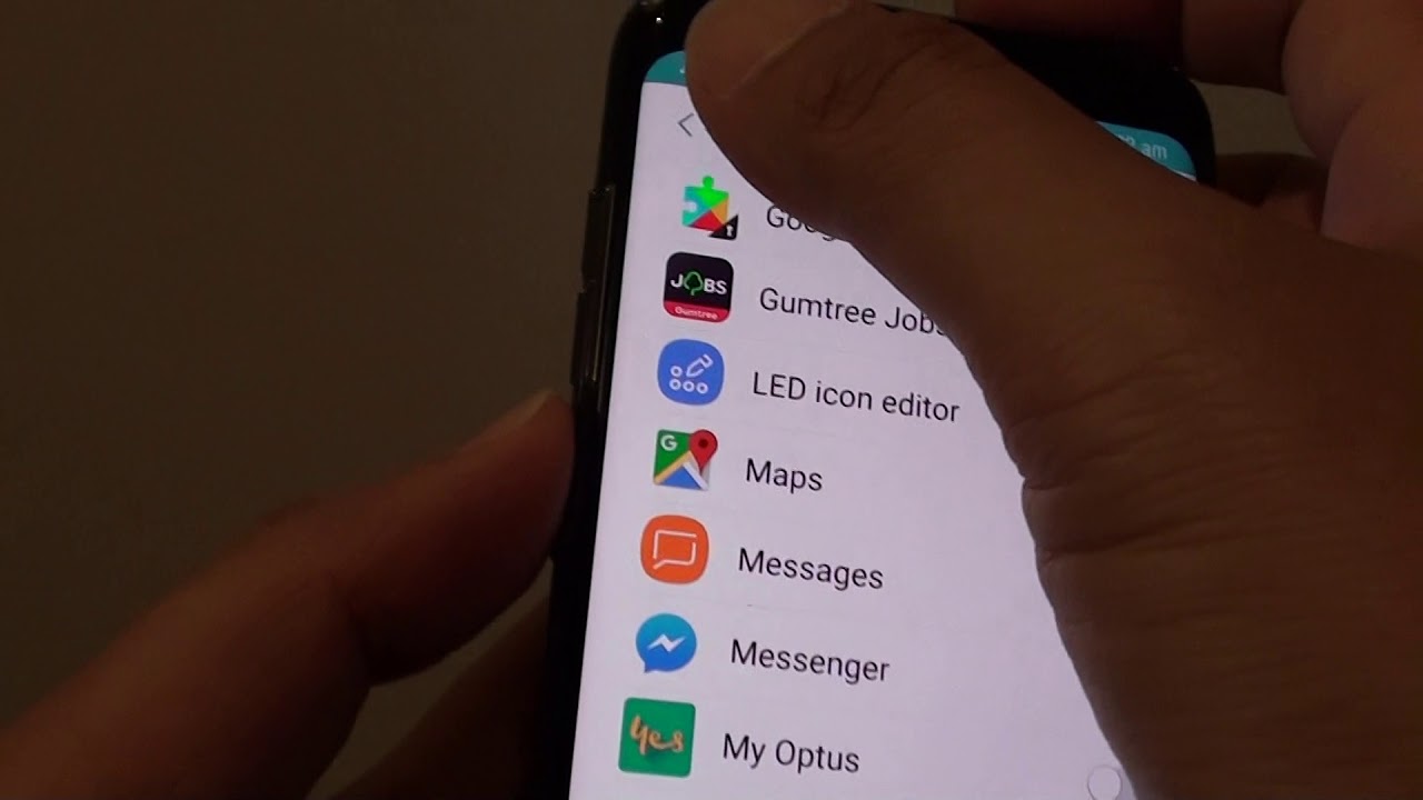 Samsung Galaxy S8 How to Set Access Permission to Phone / SMS App