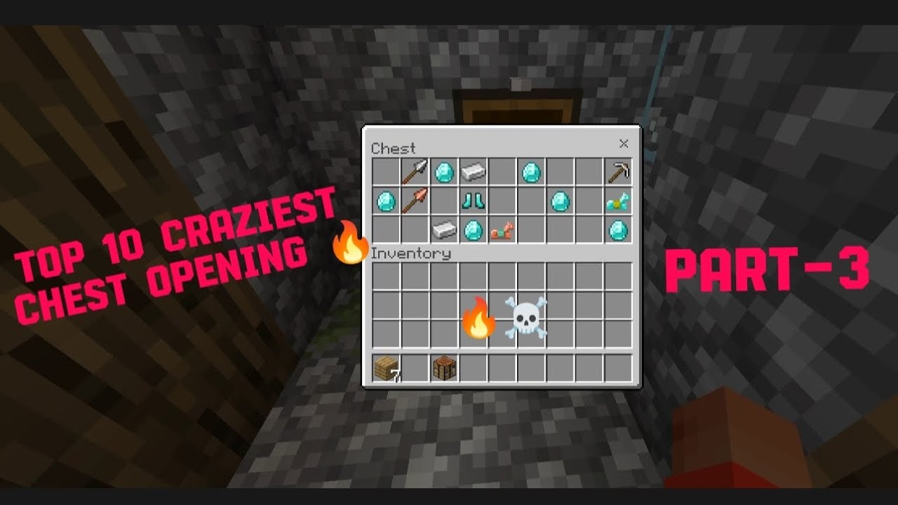 Top 10 Craziest Chest Opening In Minecraft Part-3🔥🤯!!#minecraft # ...