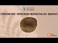 Parametric armchair modelling in 3ds max without plugins  #3dmodelingtutorial #3dsmax  #3d