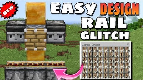 Easy Design Minecraft Duplication Rail Glitch .1.19.3