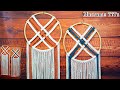 Macrame tutorial: How To Make A Macrame Wall Hanging Dreamcatcher Tutorial | DIY