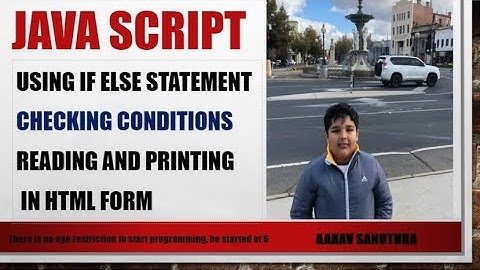 Using if else in JavaScript | How to check conditions in JavaScript | Decision Making