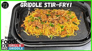 GRIDDLED STIR FRY ON THE NINJA FOODI PRO XL GRILL AND GRIDDLE!