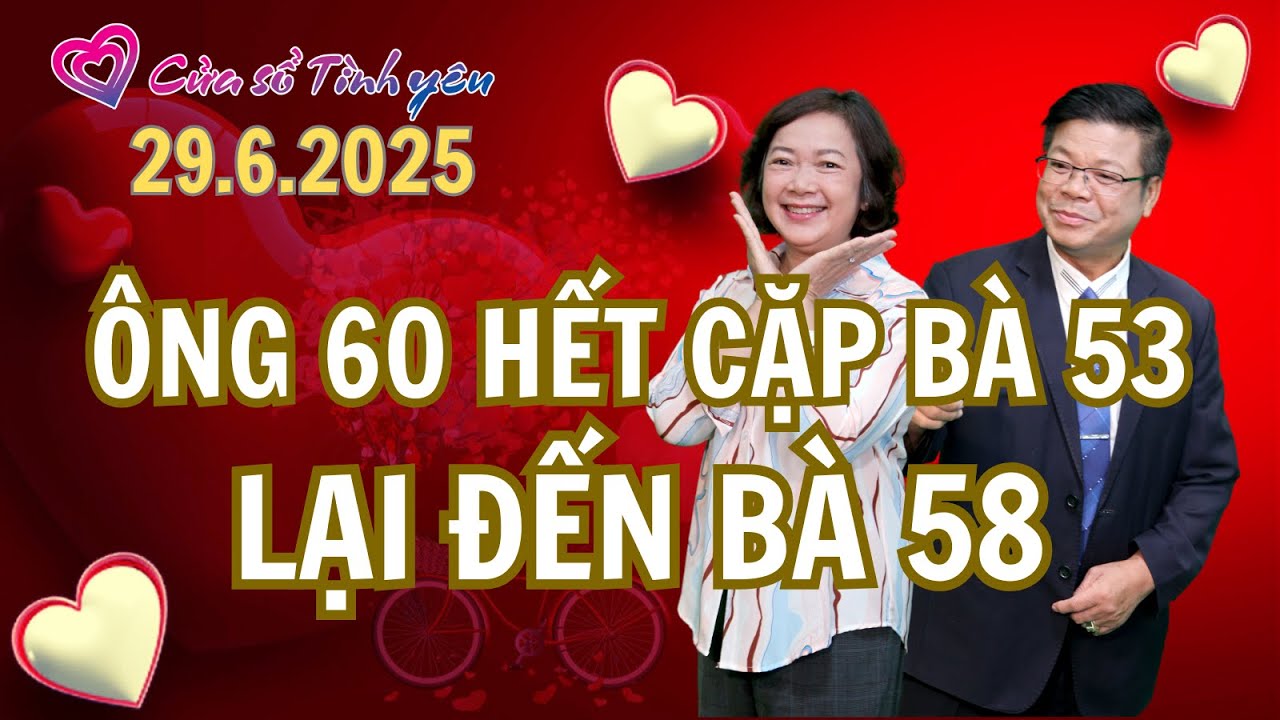 Ông 60 hết cặp bà 53 lại đến bà 58 | Cửa sổ tình yêu | Chuyên gia tâm lý Đinh Đoàn