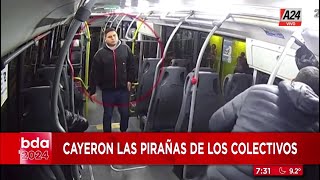Cayeron las pirañas de los colectivos: les secuestraron casi 1.000 celulares