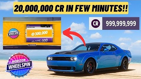 Forza horizon 5 money glitch get Skill points XP wheelspins and credits fast 