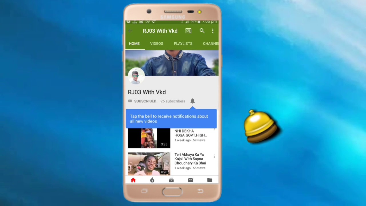 How To Make bell Intro In Android Mobile || Rjo3 With Vkd