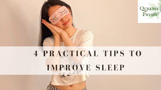 4 Practical Tips To Improve Sleep (Part 1)