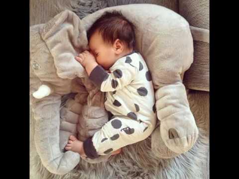 cuddly elephant baby sleep pillow
