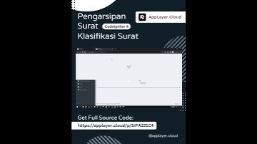 Klasifikasi - Aplikasi Pengarsipan Surat Codeigniter 4 & MySQL #shorts