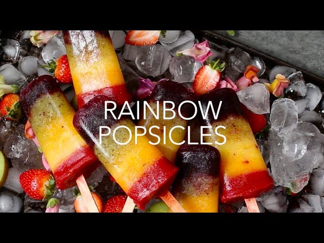 Rainbow Popsicles
